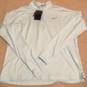 Ice blue, dri-fit Nike long sleeve. Brand new.